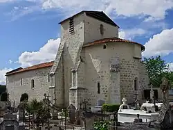 The church in Courgeac