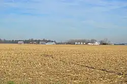 Fields north of Sharps Crossing