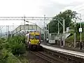 Train arriving into Craigendoran bound for Edinburgh