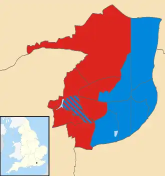 2019 results map