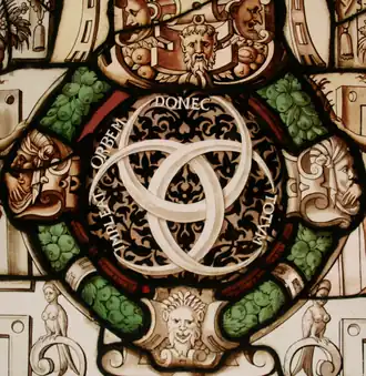 Triple crescent badge of Henry II of France (d. 1559), Château d'Écouen