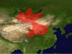 Map of range
