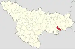 Location in Timiș County