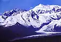 Mount Crillon from the southwest (Mount Klooch to left}