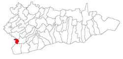 Location in Călărași County