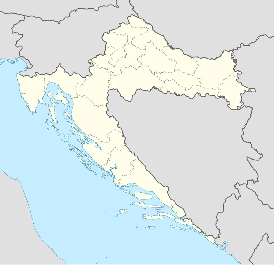 Trogir is located in Croatia