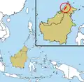 Map of the mountain range