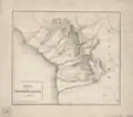 Peruvian map from 1896 with Peruvian subdivision of the territory