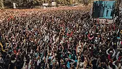Crowd in Dewanbag Sharif, Dhaka