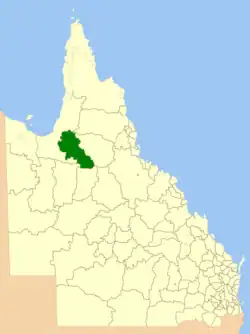 Location within Queensland