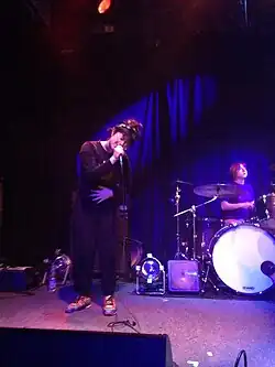 Crying performing in Cologne in January 2017