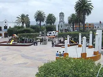 Main square in Cuautepec