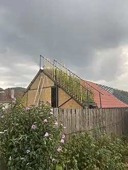 F-Roof: a multi-function (food and energy production), single-layer (no tiles behind) roof in Cugir, Romania.