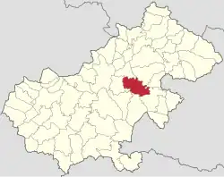 Location in Satu Mare County