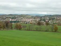 A general view of Cunlhat