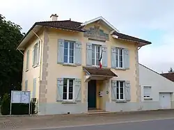 The town hall in Cuperly