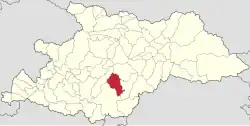 Location in Maramureș County