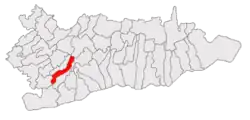 Location in Călărași County
