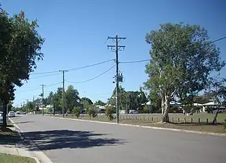 View of Warrina Park from Hammett Street