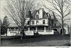 Lyndon (1895), Wyncote, PA. Demolished, except for the 1903 ballroom addition, now Curtis Hall.[20]
