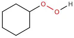 Molecular formula for Cyclohexyl Hydroperoxide