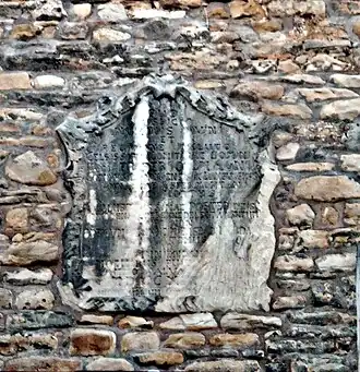 Baroque inscription