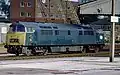 Western Empress in rail blue livery