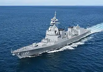 JS Shiranui underway, 7 November 2019.