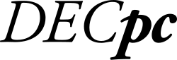 Wordmark of DECpc
