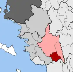 Location within the regional unit