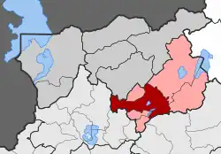 Location within the regional unit