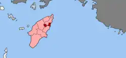 Location within Rhodes