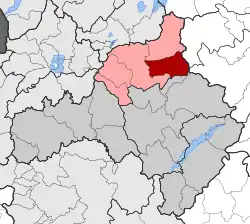Location within the regional unit