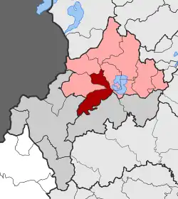 Location within the regional unit