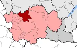 Location within the regional unit