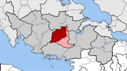 Location within the regional unit