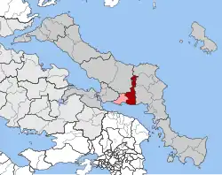 Location within the regional unit