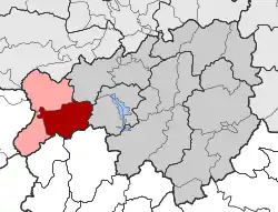 Location within the regional unit