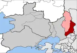 Location within the regional unit
