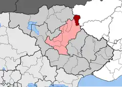 Location within the regional unit
