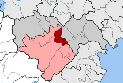 Location within the regional unit