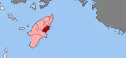 Location within the Dodecanese