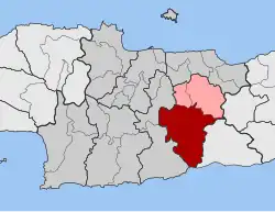 Location within the regional unit