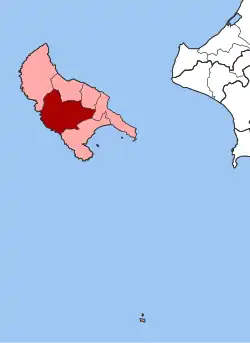 Location within the regional unit