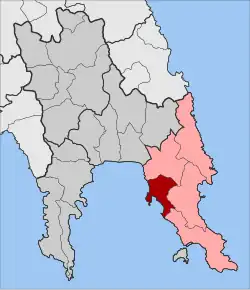 Location within the regional unit