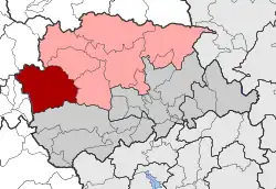 Location within the regional unit