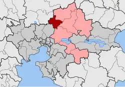 Location within the regional unit