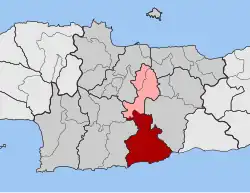 Location within the regional unit