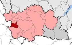 Location within the regional unit