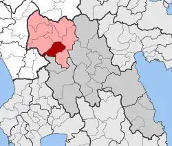 Location within the regional unit